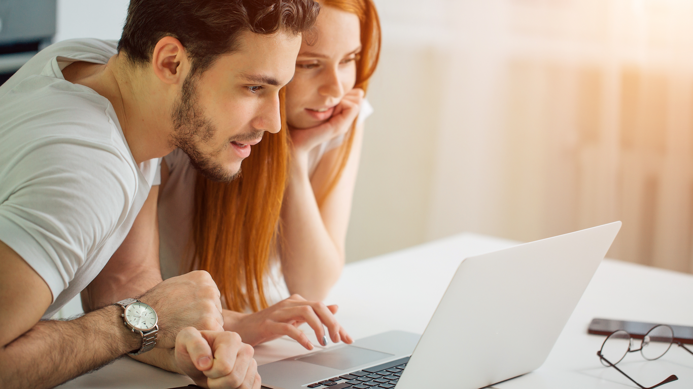 couple at computer